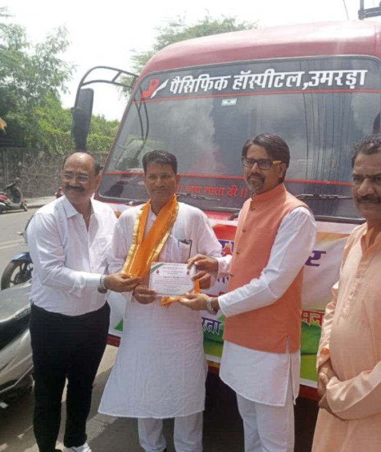 88 युनिट हुआ रक्तदान, सेवा उदयपुर के सहयोग से