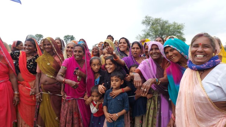 ब्लॉक स्तरीय राजीव गांधी ग्रामीण ओलंपिक खेल में महिलाओं में दिख रहा भारी उत्साह
