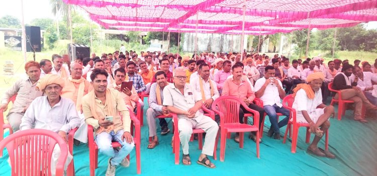 दसनाम गोस्वामी समाज जिलाध्यक्ष गेरू गिरी का शपथ समारोह संपन्न