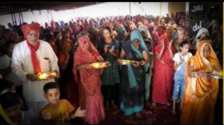 शिव महापुराण कथा का हुआ आयोजन हजारों की संख्या में उमड़ा श्रद्धालुओं का जनसैलाब