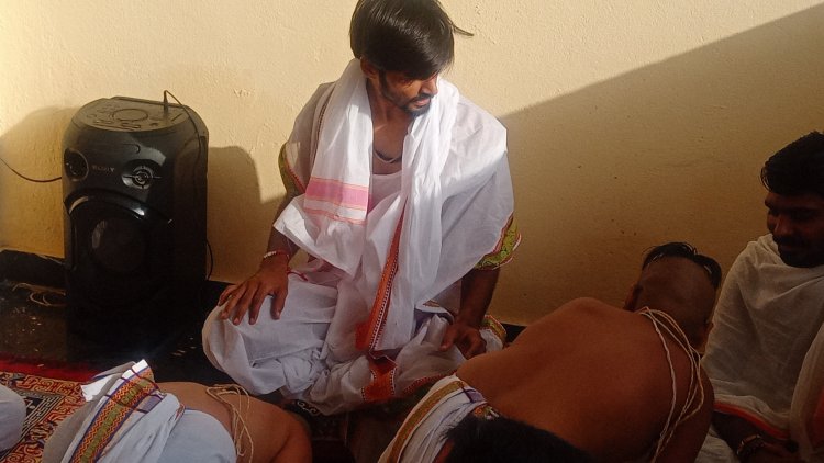लगभग दो दर्जन बच्चों का जनेऊ संस्कार का हुआ आयोजन