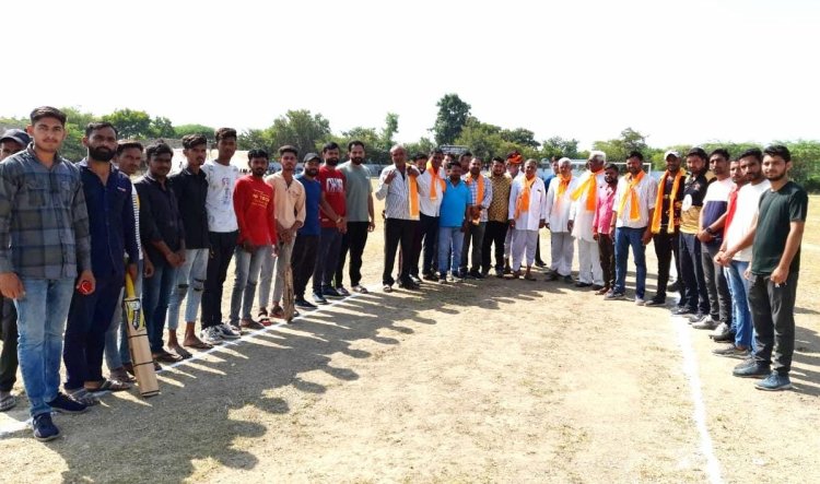 अमराणा में क्रिकेट प्रतियोगिता का हुआ आगाज