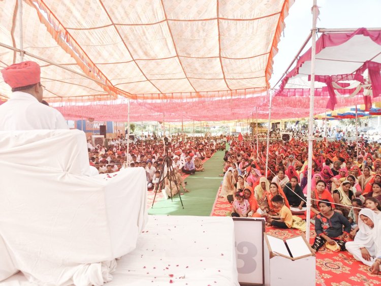 विशाल जोनल निरंकारी संत समागम परसरामपुरा आगुचा में संपन्न हुआ 