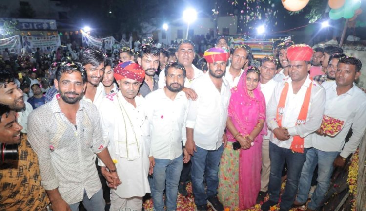 कांग्रेेस राज में हुए दलितो व महिलाओ पर सर्वाधिक अत्याचार: विधायक आक्या सहनवा में तीन करोड़ की राशि के कार्यो के हुए लोकार्पण।