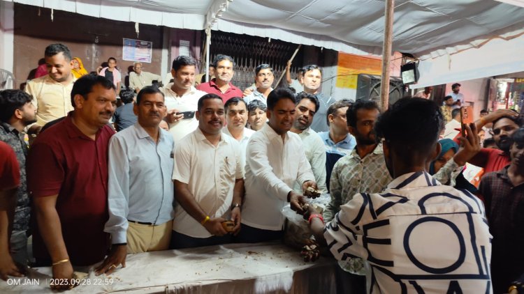गणपति विसर्जन में उमड पड़ा शहर   अगले बरस तू जल्दी आना की गूंज से गूंजा शहर।