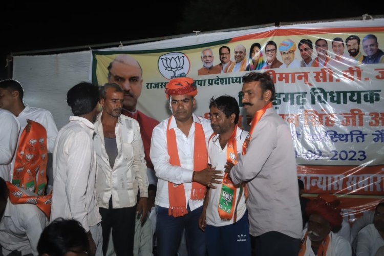 अभयपुर में तीन करोड़ की राशि के कार्यो के हुए लोकार्पण।