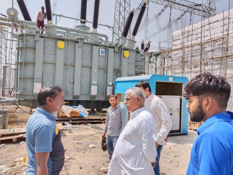 राज्यमंत्री जाड़ावत ऊर्जा भवन में मिले एमडी टेक्निकल सुवालका से, मांदलदा से ग्रिड शीघ्र शुरू होगा।