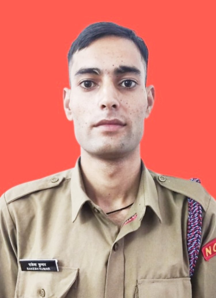 गंगरार मेवाड़ विश्वविद्यालय के तीन एनसीसी कैडेट्स राष्ट्रीय एकता शिविर में ले रहे हिस्सा।