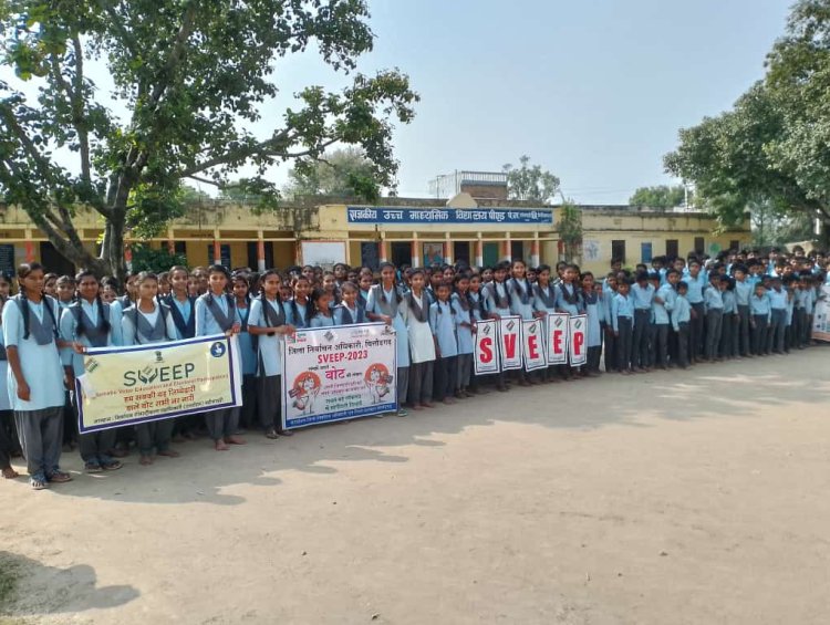 बड़ी सादड़ी स्वीप टीम,का महिलाओ के मतदान को बढ़ाने को लेकर अभियान पहुंचा चरम पर