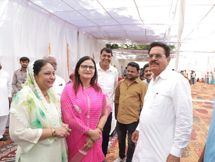 7 गारंटी योजना यात्रा उदयपुर सम्भाग की सहप्रभारी डा.जाहिदा शबनम ने निंबाहेड़ा का किया दौरा