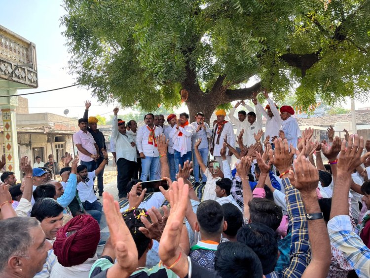 भाजपा छोड़ कांग्रेस मेें शामिल हुए कार्यकर्ता किसानों की हर समस्या का निस्तारण करने के लिये तैयार रहूंगा: जाट।