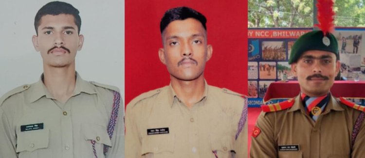 गंगरार मेवाड़ यूनिवर्सिटी के तीन एनसीसी कैडेट्स आईजीसी जयपुर शिविर में चयनित।