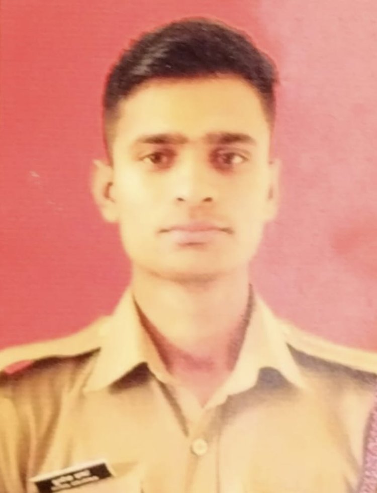 मेवाड़ यूनिवर्सिटी गंगरार के एनसीसी कैडेट सुनील शर्मा का माउंटेनियरिंग कैंप में चयन