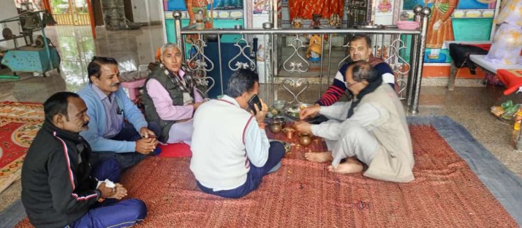 ’’श्री यशोदानन्द नन्देश्वर मन्दिर में हवन पुजन एवं अभिषेक’’