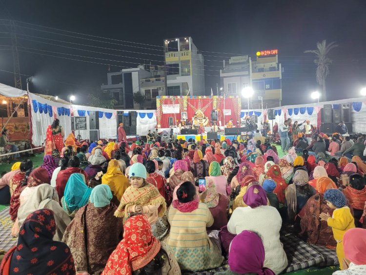 श्री चमत्कारी सांवरिया सेठ मंदिर में खाटू श्याम भजन संध्या का हुआ आयोजन।