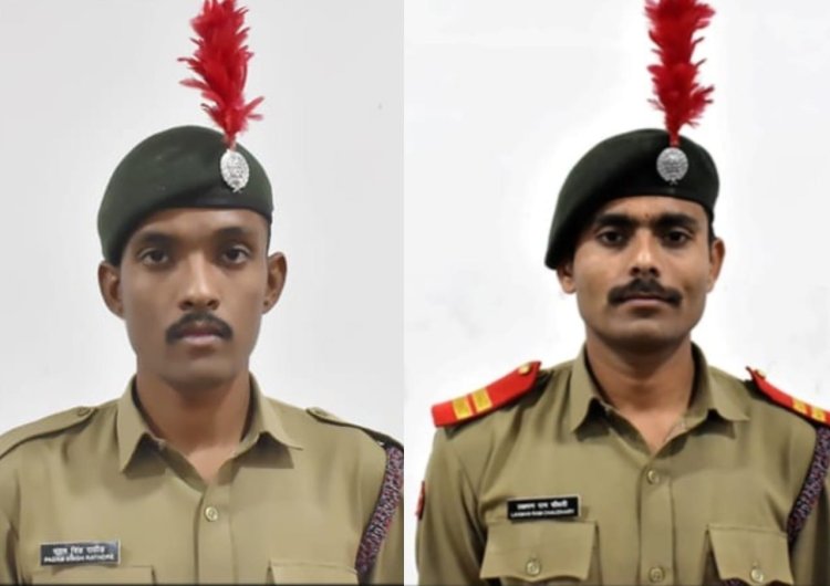मेवाड़ यूनिवर्सिटी गंगरार के दो एनसीसी कैडेट्स का ऑल इंडिया ट्रेकिंग कैम्प में चयन।