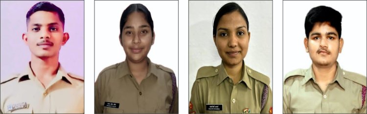एक भारत श्रेष्ठ भारत कैम्प में मेवाड़ यूनिवर्सिटी गंगरार के 4 एनसीसी कैडेट्स ने लहराया परचम।