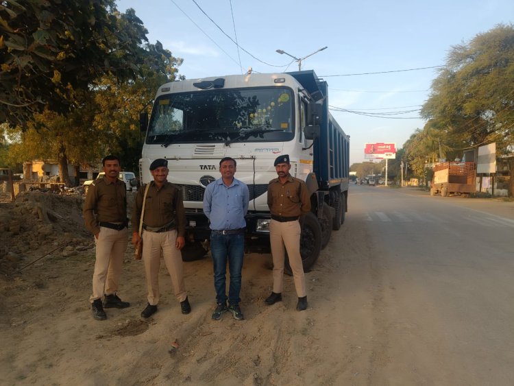 चित्तौड़गढ़ खनिज विभाग की बड़ी कार्यवाही