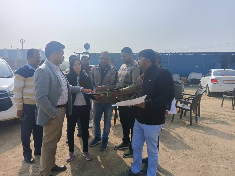 जिला कलेक्टर ने दुर्ग सहित शहर के विभिन्न विकास कार्यों का किया निरीक्षण 