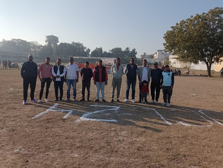 चित्तौडग़ढ़ मे जैन क्रिकेट लीग 2024 का शुभारंभ, जैन थंडर्स ने जीता उद्घाटन मैच।
