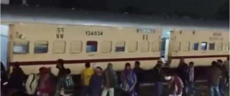 दिल्ली-मुंबई रेलवे ट्रैक पर बड़ा हादसा टला:पटरी में आया क्रेक; 110 किमी की रफ्तार से गुजरने वाली थी मुंबई-जयपुर सुपरफास्ट