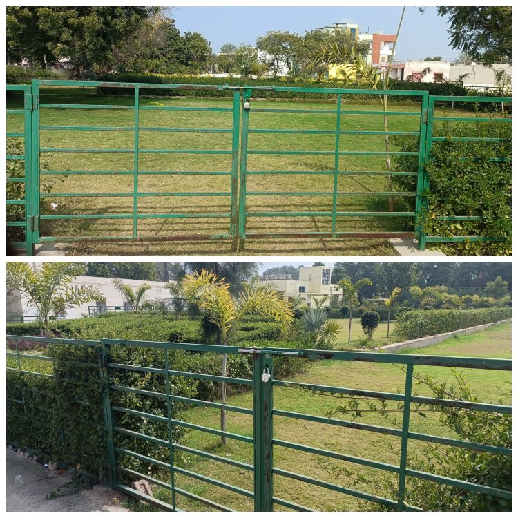 देवली पंचायत समिति में लाखों रुपये की लागत से बने गार्डन का आम जनता नही कर पा रही उपयोग