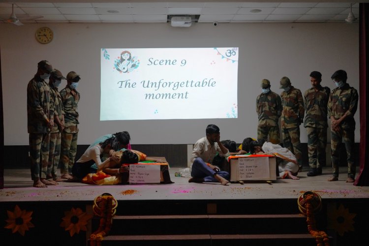 मेवाड़ यूनिवर्सिटी में धूमधाम से मनाया गया वसंतोत्सव      स्टूडेंट्स ने नाटक के जरिए पुलवामा अटैक के शहीदों की यादें ताजा की।