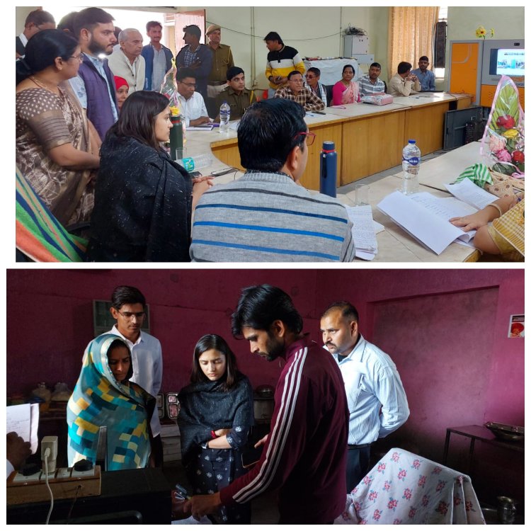 अलीगढ़ कस्बे की पेयजल समस्याओं का स्थाई समाधान करें-जिला कलेक्टर झा