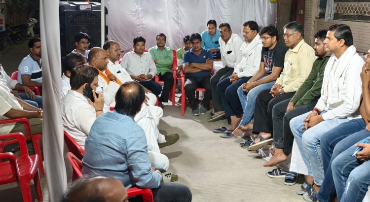 भाजपा प्रदेशाध्यक्ष एवं लोकसभा प्रत्याशी पहुंचे स्व. मारू को श्रद्धांजलि अर्पित करने