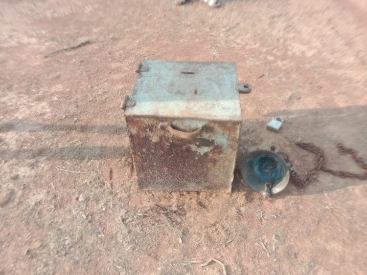 अज्ञात चोरों ने देवाक माता मंदिर के दान पत्र को बनाया निशाना