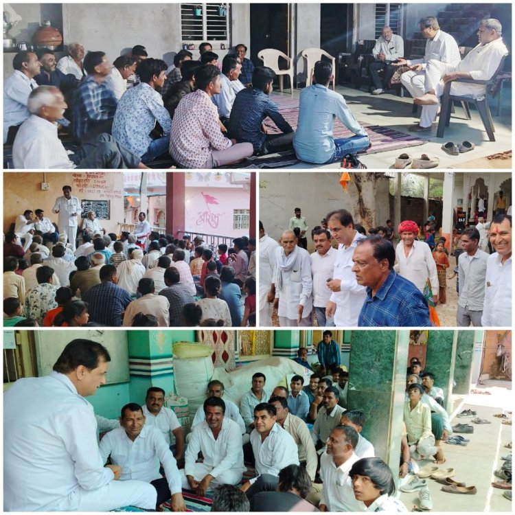 देश की जनता ने ठाना है, केंद्र में मोदी और चित्तौड़गढ़ में जोशी को लाना है- विधायक कृपलानी     *विधायक कृपलानी ने किया छोटीसादड़ी के ग्रामीण क्षेत्रों में जनसम्पर्क जारी