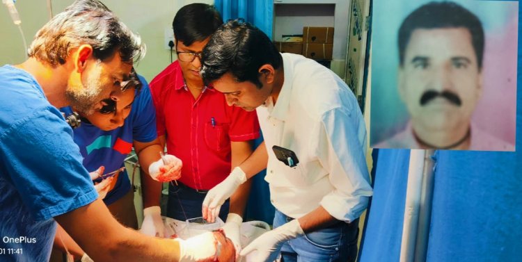 अपने होटल पर जा रहे व्यक्ति का गला रेता, श्वास नली तक कटी, असामाजिक तत्वों की करतूत