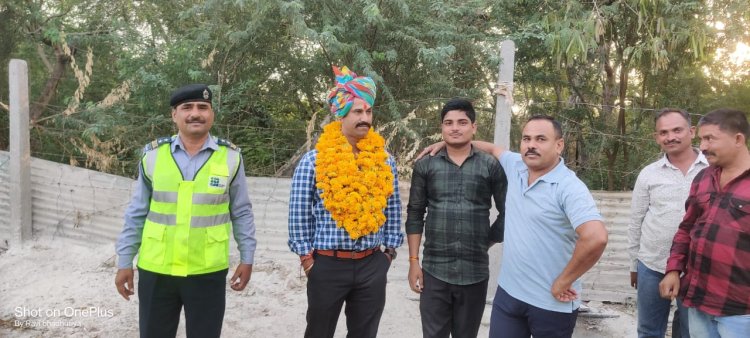 बिरला माइंस सिक्योरिटी ऑफिसर चुंडावत का हुआ ट्रांसफर