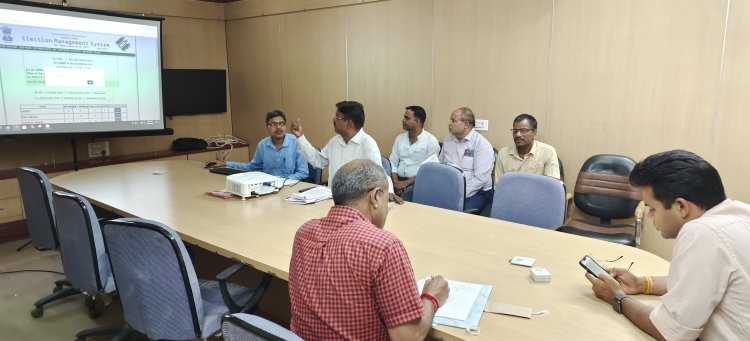 मतगणना दलों का प्रथम रेण्डमाईजेशन