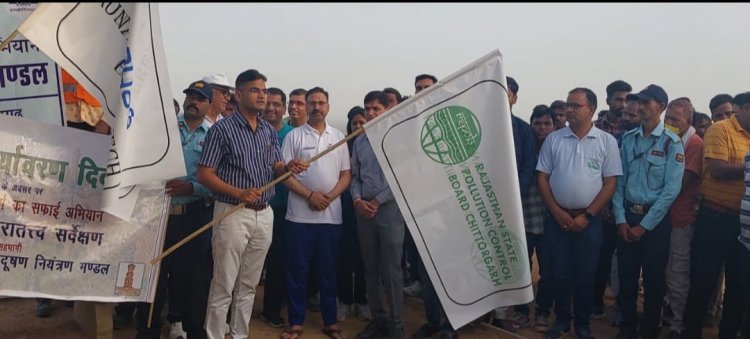 विश्व पर्यावरण दिवस पर किया श्रमदान 
