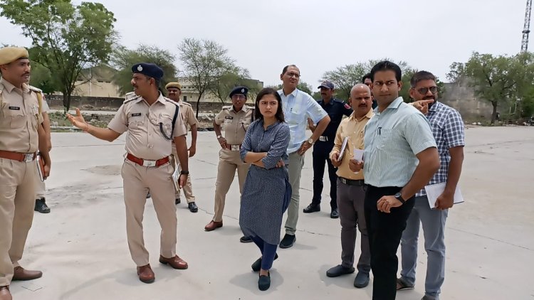 मुख्यमंत्री की टोंक यात्रा को लेकर जिला कलेक्टर ने कार्यक्रम स्थल का किया निरीक्षण, अधिकारियों की ली बैठक