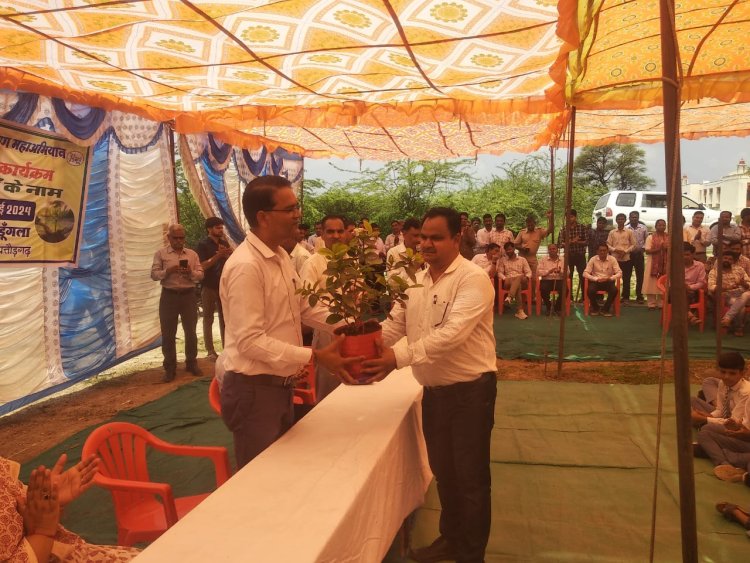 हरित चित्तौड़' अभियान के तहत डूंगला में ब्लॉक स्तरीय वृक्षारोप कार्यशाला का आयोजन      जिले में विभिन्न स्थानों पर पौधारोपण  