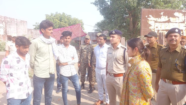 जिला प्रशासन ग्रामीणों के साथ है-डॉ. सौम्या झा, कलेक्टर एवं एसपी ने समरावता गांव में घटनास्थल का दौरा किया