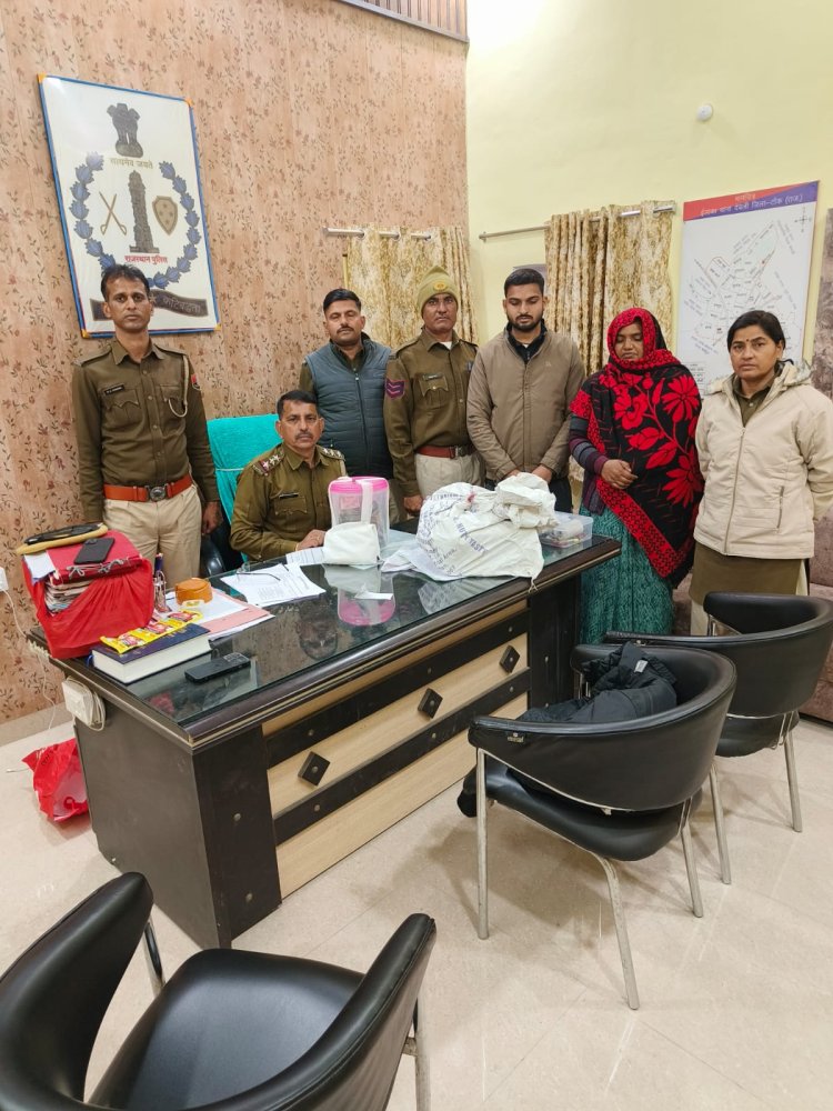 देवली पुलिस ने की बड़ी कार्रवाई पकड़ा 36.80 लाख रुपए का स्मैक पाउडर